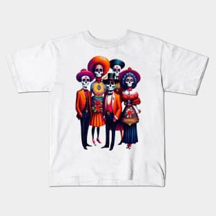 colourful skull Kids T-Shirt